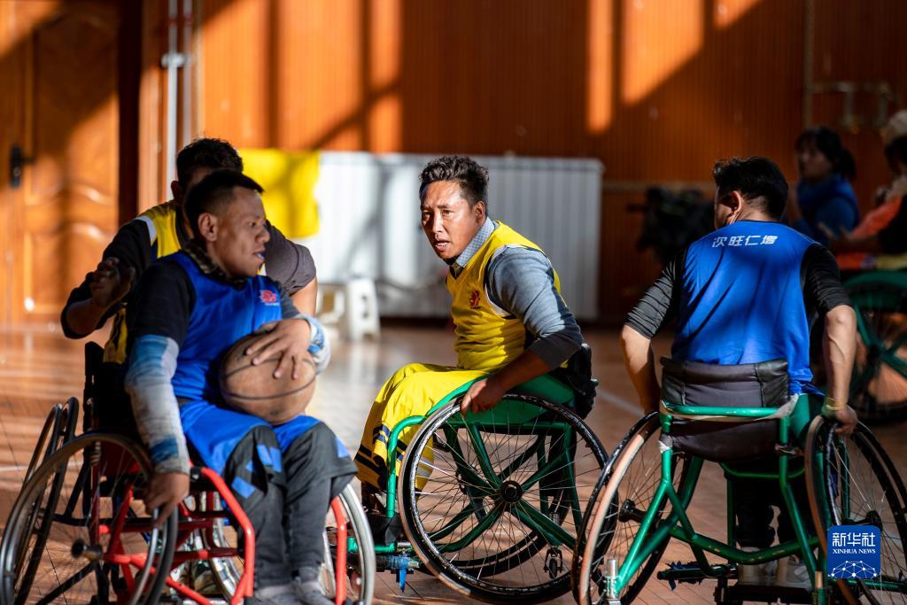 冬日拉萨 快乐轮椅篮球(图1)