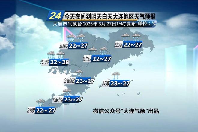 大连天气：中雨到大雨、暴雨来袭！注意防范地质灾害！(图1)