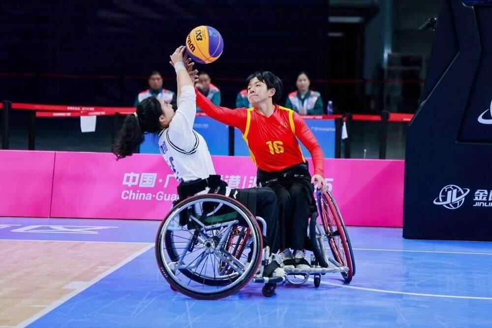 九游官网入口：残特奥会轮椅篮球项目开赛首日广东女篮迎开门红(图4)