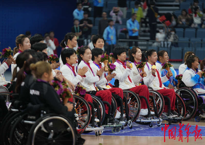 云浮籍运动员李梅：轮椅上“投中”篮球梦(图1)